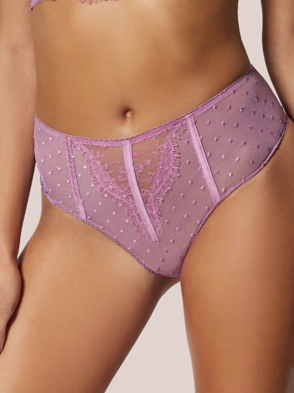 NEW KIKI De Montparnasse Merci Beaucoup Highwaisted Thong size: M